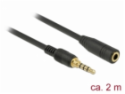 Delock Stereo Jack prodlužovací kabel 3,5 mm 4 pin samec ...