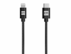 ER POWER kabel USB-C/Lightning 120cm černý