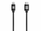 ER POWER kabel USB-C/Lightning 200cm černý