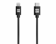 ER POWER kabel USB-C/Lightning 200cm černý