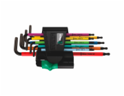 Wera 967/9 TX BO Multicolour 1 L-Key Set for TORX, BlackLaser