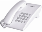 Bílý stolní telefon Panasonic KX-TS500PDB