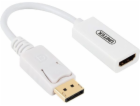 AV Unitek DisplayPort - HDMI adaptér bílý (Y-6332)