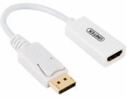 AV Unitek DisplayPort - HDMI adaptér bílý (Y-6332)