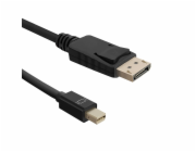 Kabel Qoltec DisplayPort Mini – DisplayPort 1,8 m černý (50434)