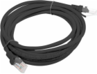 Lanberg Patchcord, Cat5e, nestíněný, 10m, černý (PCU5-10C...