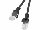 Lanberg Patchcord, Cat5e, nestíněný, 15m, černý (PCU5-10C...