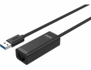 Unitek USB síťový adaptér – RJ-45 (zásuvka do zásuvky) Černá (Y-1468)