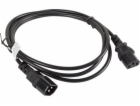 LANBERG IEC 320 C13 na C14 kabel 1.8M černý  