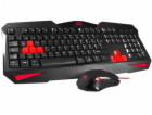 Mars Gaming MCP1 keyboard Mouse included Black  Red