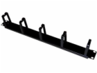 Alantec PK009 cable organizer Wall Cable holder Black 1 p...