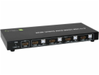 Techly Techly Switch 4 porty HDMI / USB KVM Switch 4x1 se...