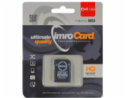 IMRO 10/64G UHS-I ADP memory card 64 GB MicroSDHC Class 10