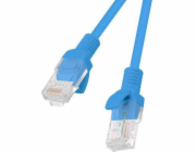 PATCHCORD KAT.5E 0.5M NIEBIESKI FLUKE PASSED LANBERG 10-PACK