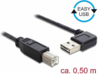 Delock Easy USB Type-B USB kabel 0,5 m černý (85167)