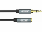 UNITEK Y-C932ABK audio cable 1 m 3.5mm Black  Grey