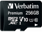 VERBATIM MicroSDXC karta 256GB Premium, U1 + adaptér