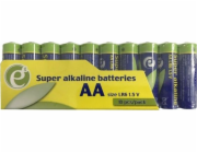 Gembird alkalická baterie Gembird LR6 AA 1,5V (10 ks)