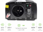 Green Cell Converter 24V/230V 300W/600W Automobilový měnič