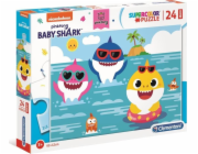 Clementoni Puzzle 24 kusů Maxi Baby Shark (28519)