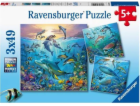 Puzzle Ravensburger 3x49 Podmořský život