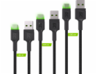 Green Cell KABGCSET01 USB kabel 2 m USB A USB C Černá