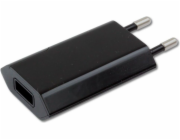 Mains Charger 100-240V - USB 5V 1A Slim Black