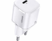 Usams nabíječka USAMS Load. síť. 1xUSB-C T36 mini 20W (pouze hlava) PD3.0 Fast Charging bílá / bílá CC124TC02 (US-CC124)