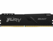 KINGSTON DIMM DDR4 8GB 2666MT/s CL16 FURY Beast Černá