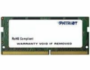 Paměť pro notebook Patriot SODIMM DDR4 8GB 2400MHz CL17 (PSD48G240081S)