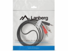 LANBERG Minijack 3,5mm (M) 3 PIN na 2x RCA (CINCH) (M) ka...