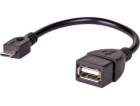 Akyga microUSB – USB adaptér černý (AK-AD-09)