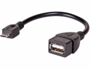 Akyga microUSB – USB adaptér černý (AK-AD-09)