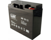 MPL megaBAT MB 18-12 UPS battery Lead-acid accumulator VRLA AGM Maintenance-free 12 V 18 Ah Black