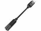 UNITEK M1204A mobile phone cable Black 0.1 m USB C 3.5mm