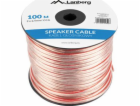 LANBERG speaker cable 2x2.5mm2 100m transparent