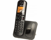 Černý stolní telefon Panasonic KX-TGB210PDB