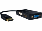 AV adaptér LogiLink DisplayPort - HDMI - D-Sub (VGA) - DV...