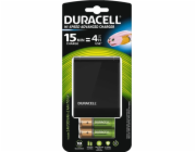 DURACELL battery charger CEF27 + 4pcs batteries