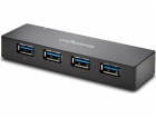 KENSINGTON UH4000C USB 3.0 4-Port Hub mit Ladefunktion, U...