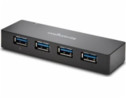 KENSINGTON UH4000C USB 3.0 4-Port Hub mit Ladefunktion, USB-Hub K39122eu