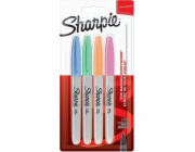 Sharpie 2065402 permanent marker Fibre tip Blue Green Orange Pink 4 pc(s)