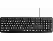 Gembird KB-US-103 černá klávesnice 