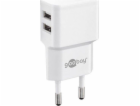 Goobay Napájecí a nabíjecí adaptér 230V na 2x USB, max.2,...