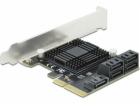 DeLOCK PCIe 5P SATA x4 LP, karta rozhraní