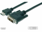 Digitus Adaptérový kabel HDMI, typ A-DVI (18 + 1) M / M, ...