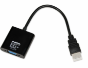 iBox IAHV01 adaptér k video kabelům HDMI Typ A (standardní) VGA (D-Sub) Černá