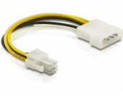 Delock Adaptér Molex 4-pin - P4 15 cm