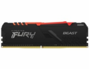 KINGSTON 32GB 3600MT/s DDR4 CL17 DIMM (Kit of 4) FURY Beast RGB