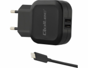 Qoltec Smartphone / Tablet 2xUSB + USB-C nabíječka (50188)